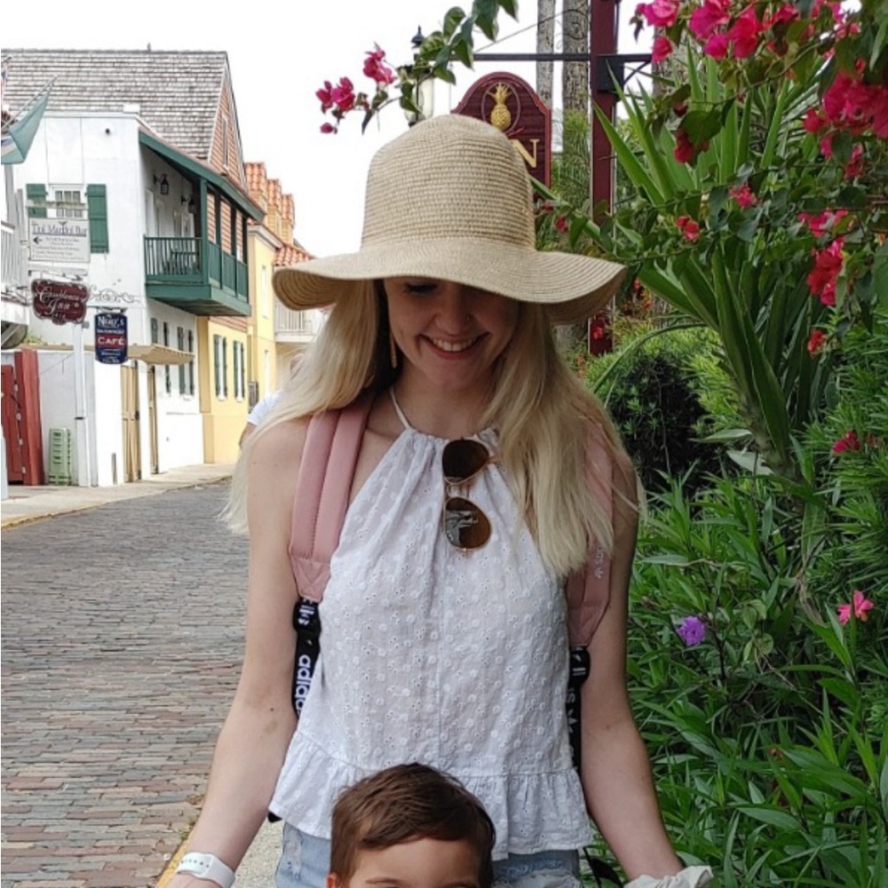Caution To The Wind White Floral Blouse